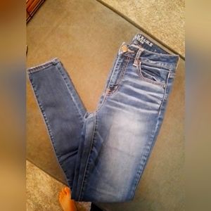 AE- Super Super Stretch- HIgh Rise Jegging